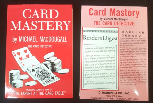 Card Mastery by MacDougall and Expert at the Card Table by Erdnase
