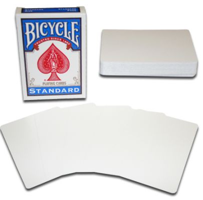 Bicycle Double Blank Poker Utility Deck 
