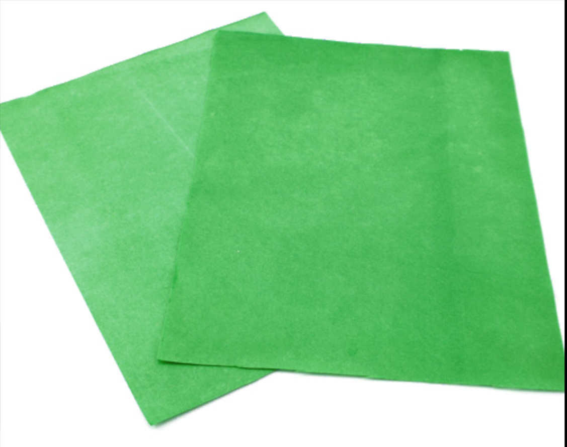 Flash Paper - 4 Sheets Per - Green (Panda Magic)