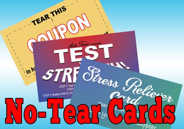 No-Tear Cards
